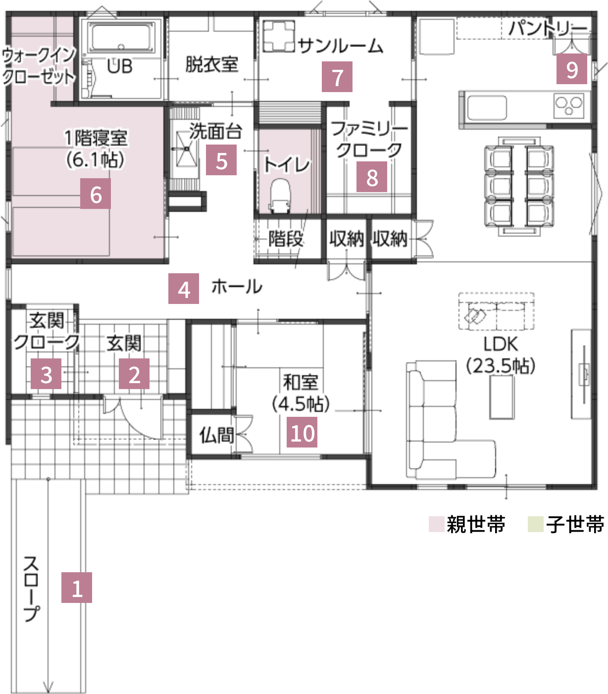 間取り 1階